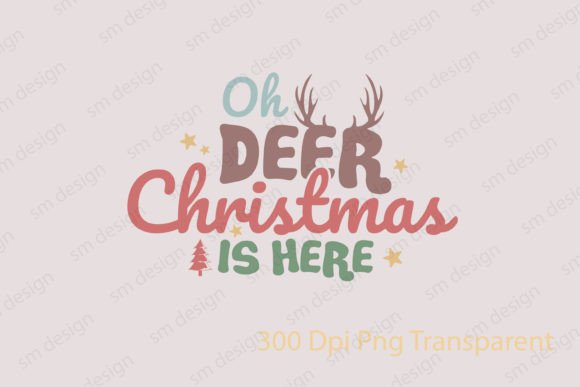 Christmas Deer SVG Design: A Versatile Graphics and Crafts Asset