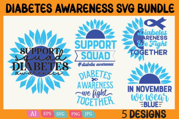 Diabetes Awareness Svg Bundle: A Versatile Graphics Tool for Crafts