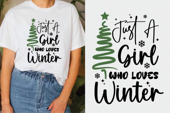 Just a Girl Who Loves Winter Svg: A Charming Graphics and Crafts Asset