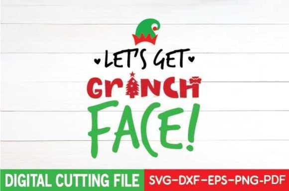 Let's Get Grinch Face Svg: A Creative Graphics Asset for Crafts