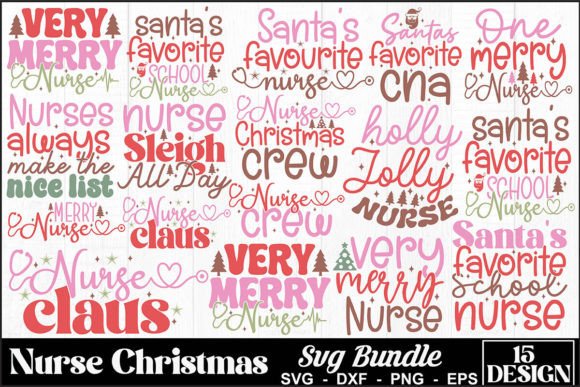 Nurse Christmas SVG Bundle: A Perfect Graphics Addition for Crafts