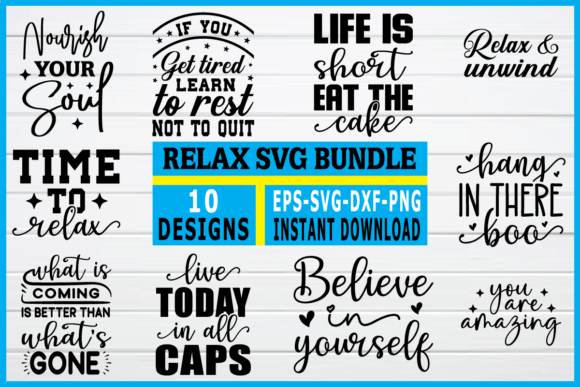 Relax Svg Bundle: A Must-Have for Crafters and Graphics Enthusiasts
