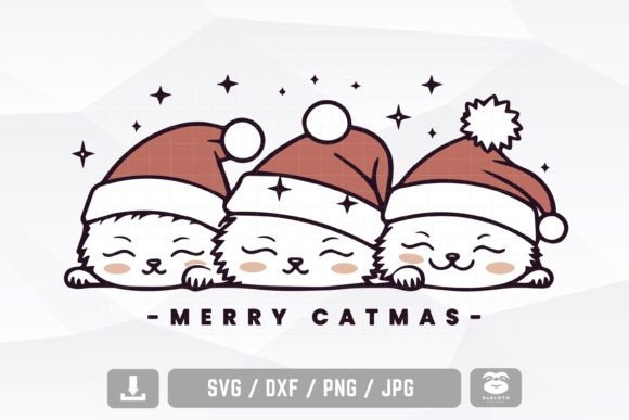 Review: Cat Christmas Svg, Merry Catmas Svg for Crafts and Graphics