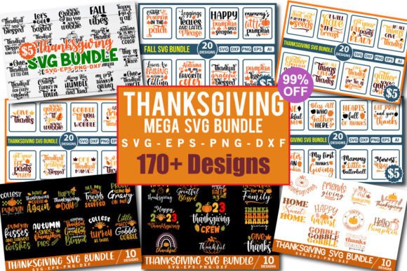 Thanksgiving Mega SVG Bundle: A Treasure for Graphics and Crafts