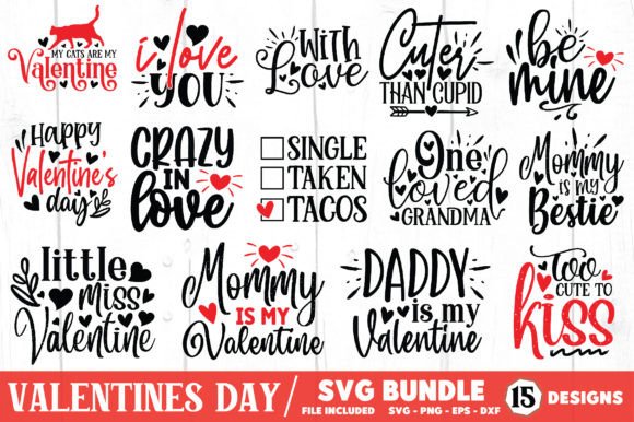 Valentines Day SVG Bundle: Graphics for Crafts & Branding