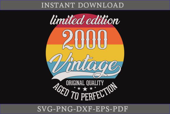 Vintage 2000 Aged to Perfection: A Graphics Gem for Crafts